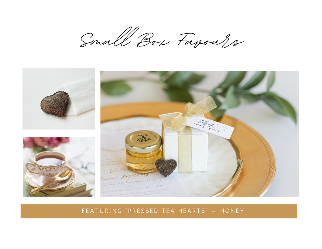 Small Favour Boxes | Honey & Tea Hearts