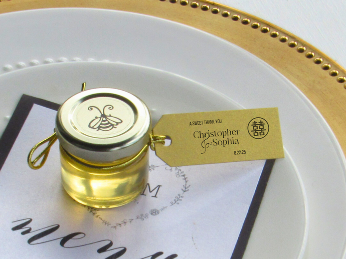 CHINESE WEDDING FAVOURS honey jars