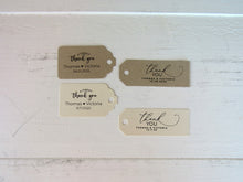 Thank you tags for honey favors by Lulu Island Honey