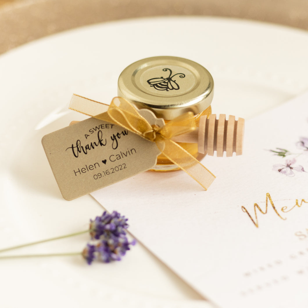 30g/1 oz SMALL ROUND JAR honey favour