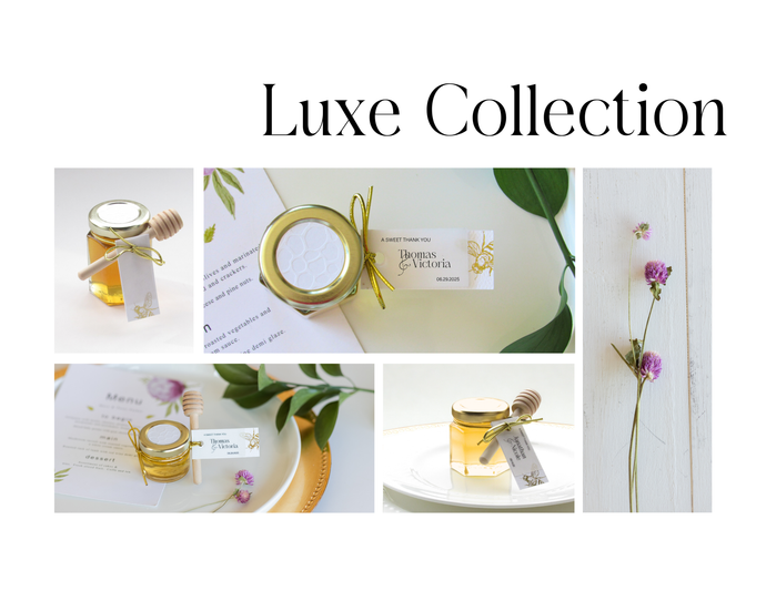 Luxe collection: honey favours by Lulu Island Honey