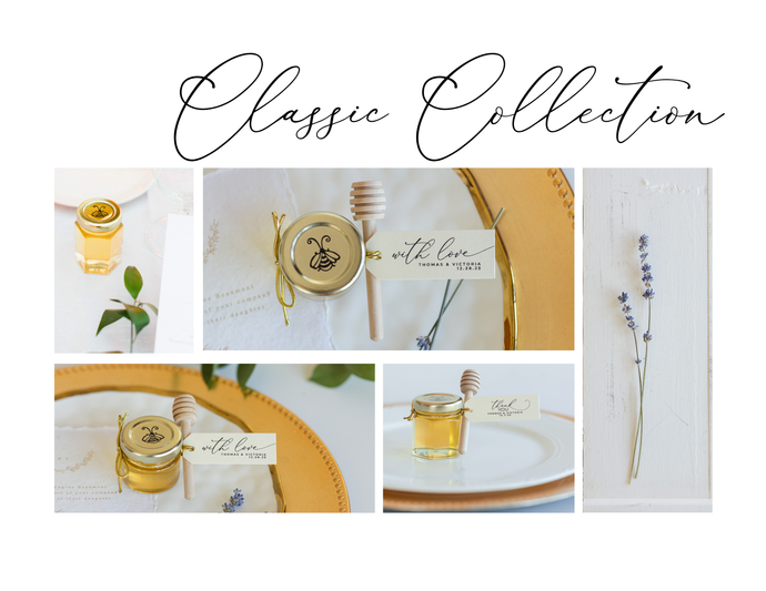 Classic Collection: Honey Jar Favors by Lulu Island Honey